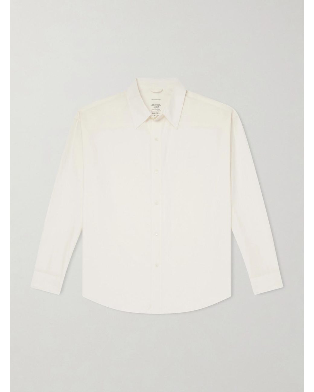 mfpen Natural Essay Cotton Shirt for men