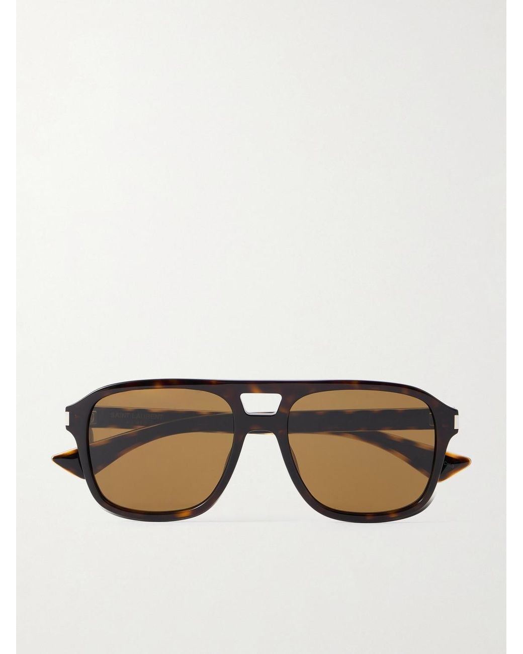 Saint Laurent Multicolor Double-Bridge Aviator-Style Acetate Sunglasses for men