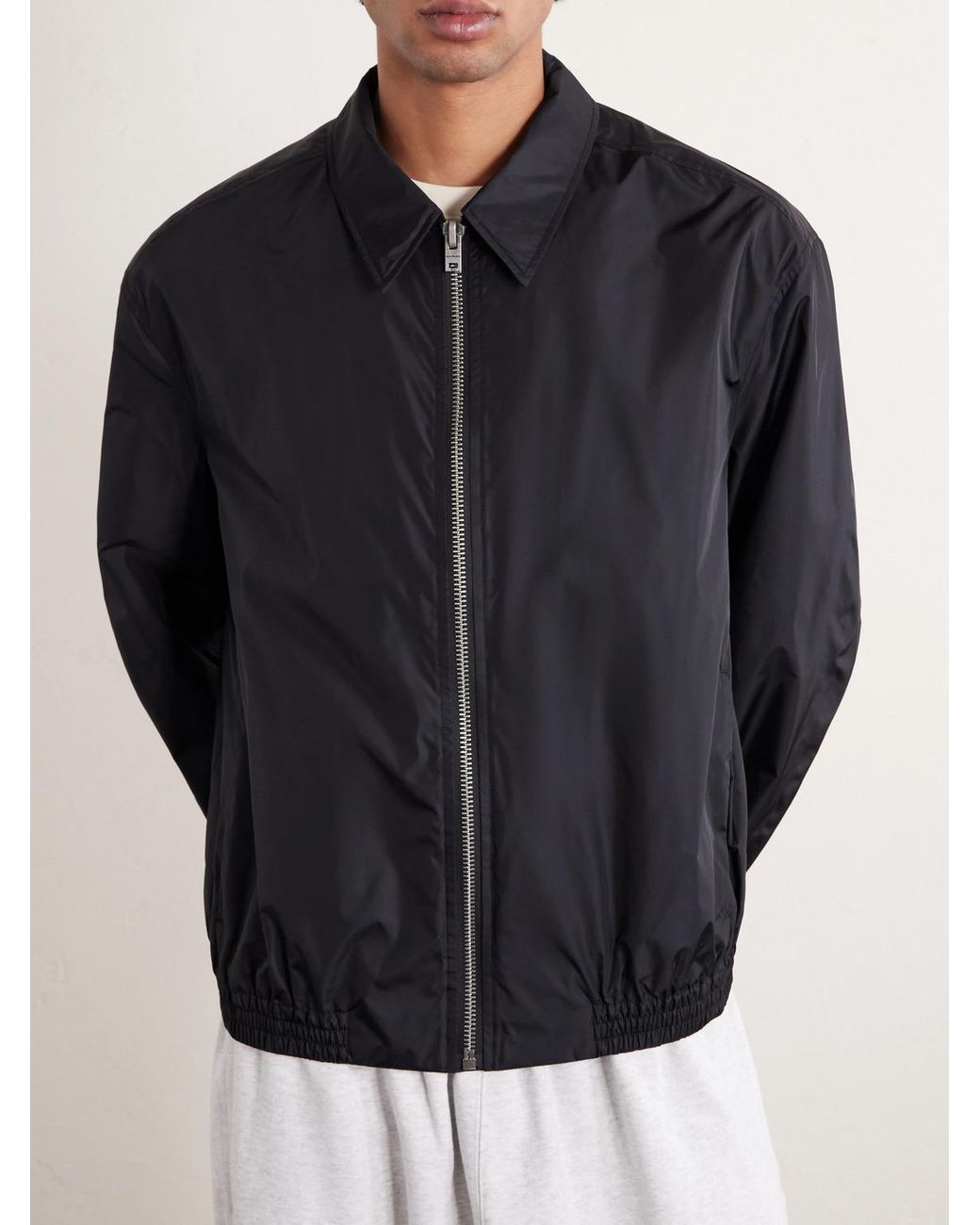 Okot Logo-Print Nylon-Taffeta Jacket di Acne in Blue da Uomo