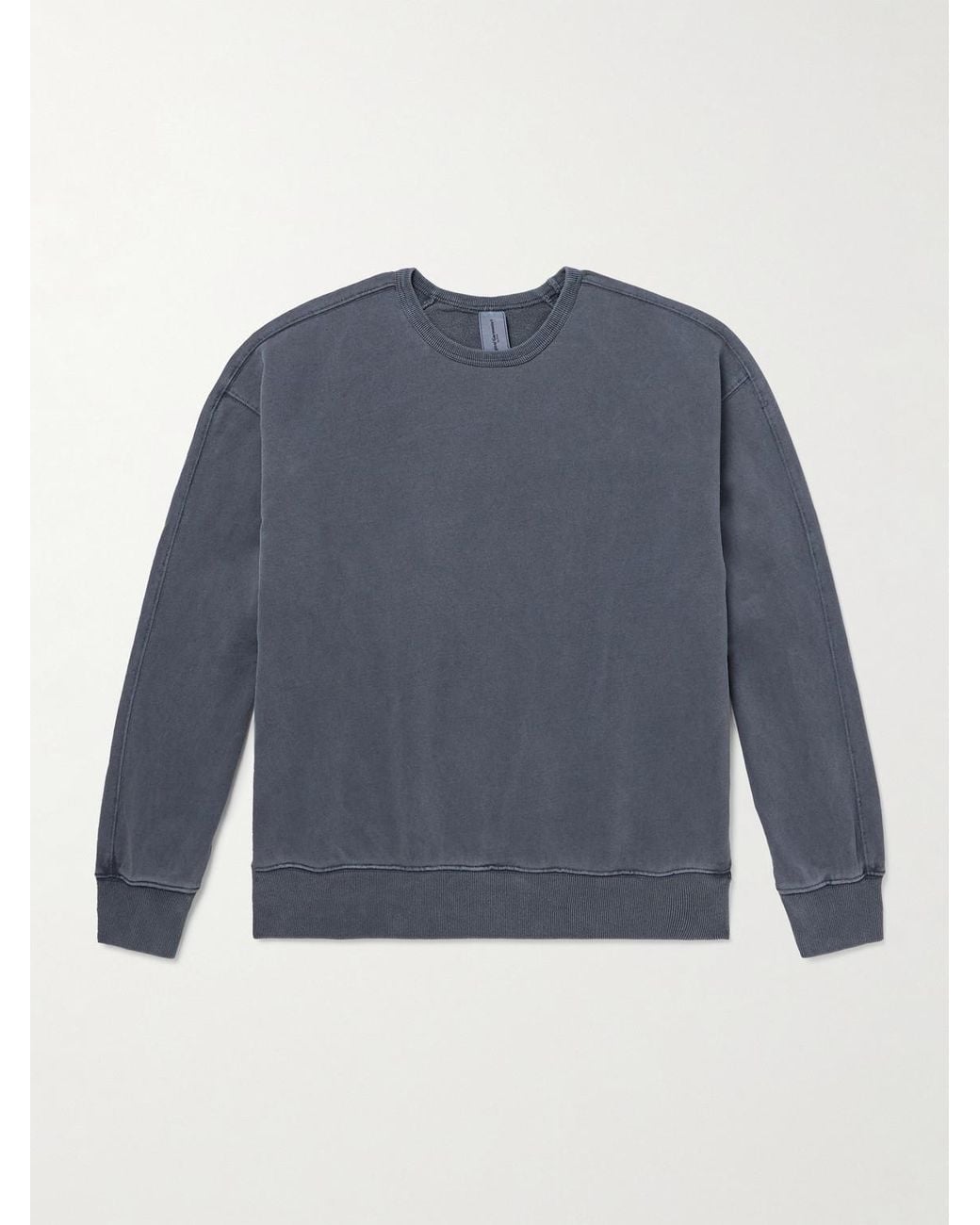 FRIZMWORKS Blue Og Pigment-dyed Cotton-jersey Sweatshirt for men