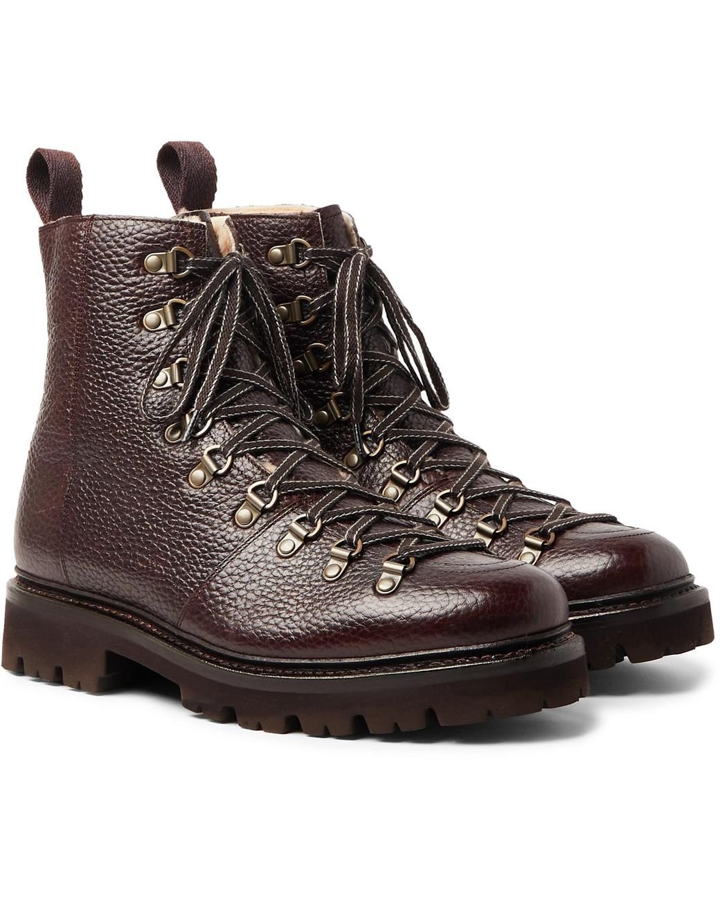 angus waterproof wool lined hiking boot