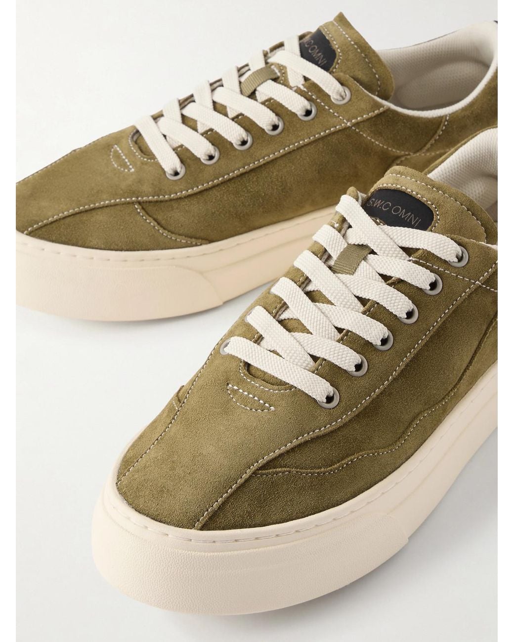 Omni Green Dellow Suede Sneakers for men