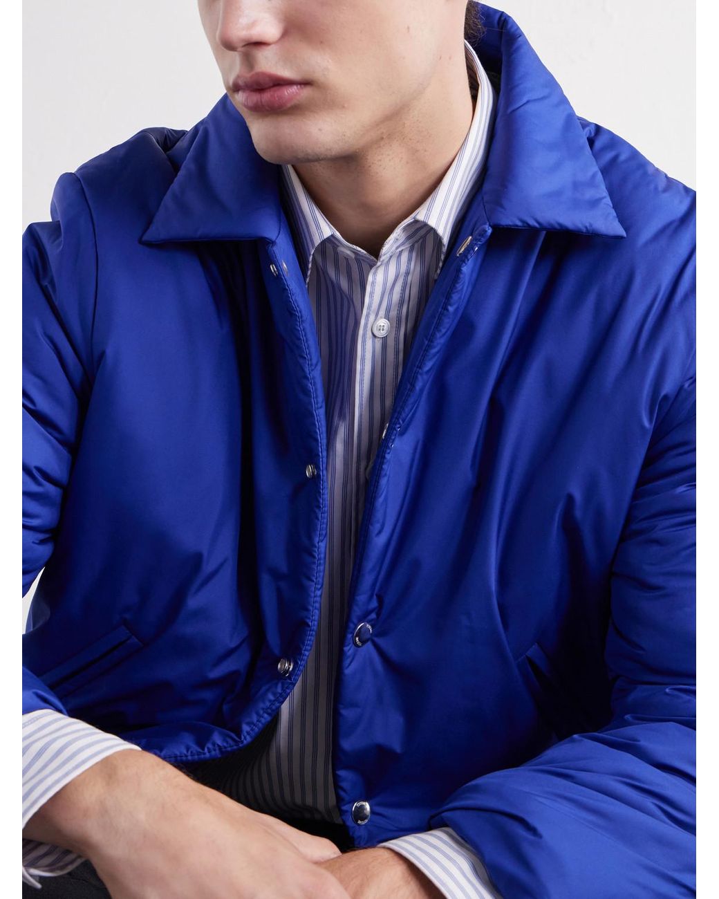 Totême Blue Liner Shell Jacket for men