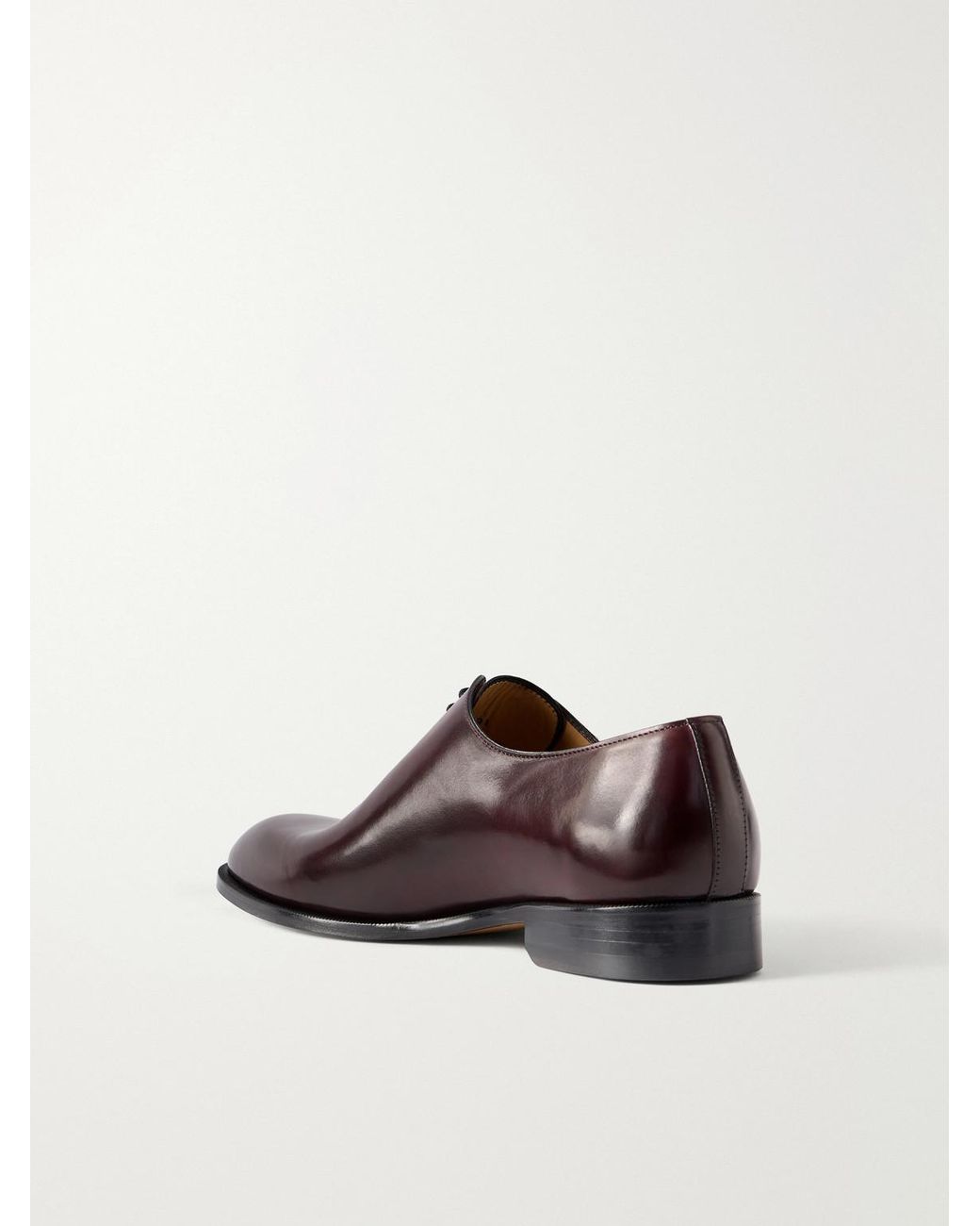 Mr P. Brown Leather Oxford Shoes for men