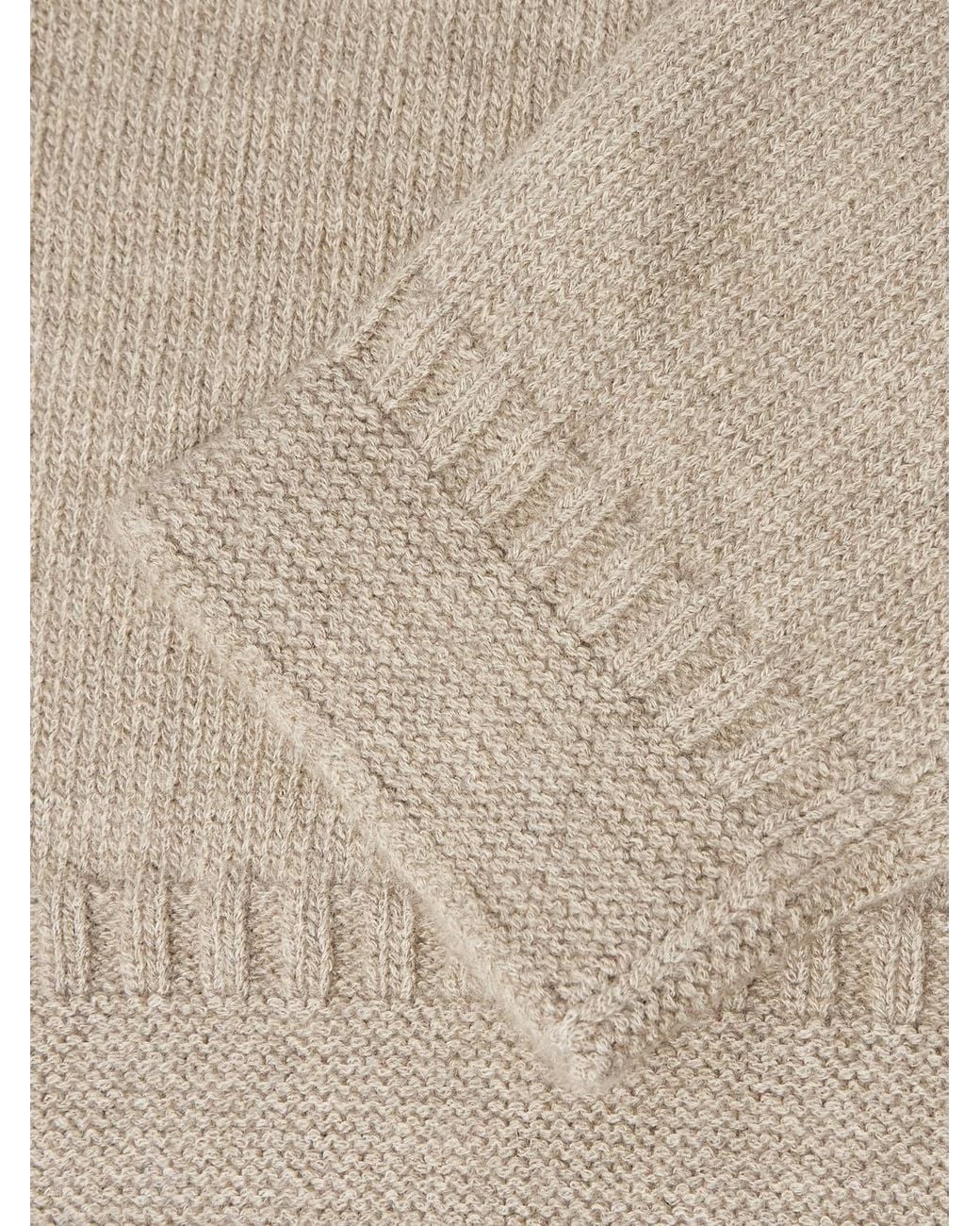 Loro Piana Natural Cashmere Rollneck Sweater for men