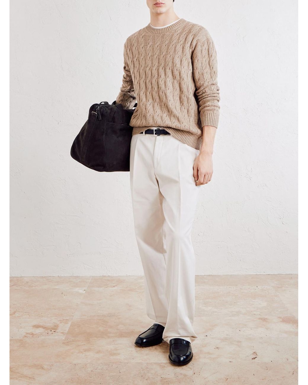 Pullover di Zegna in Natural da Uomo