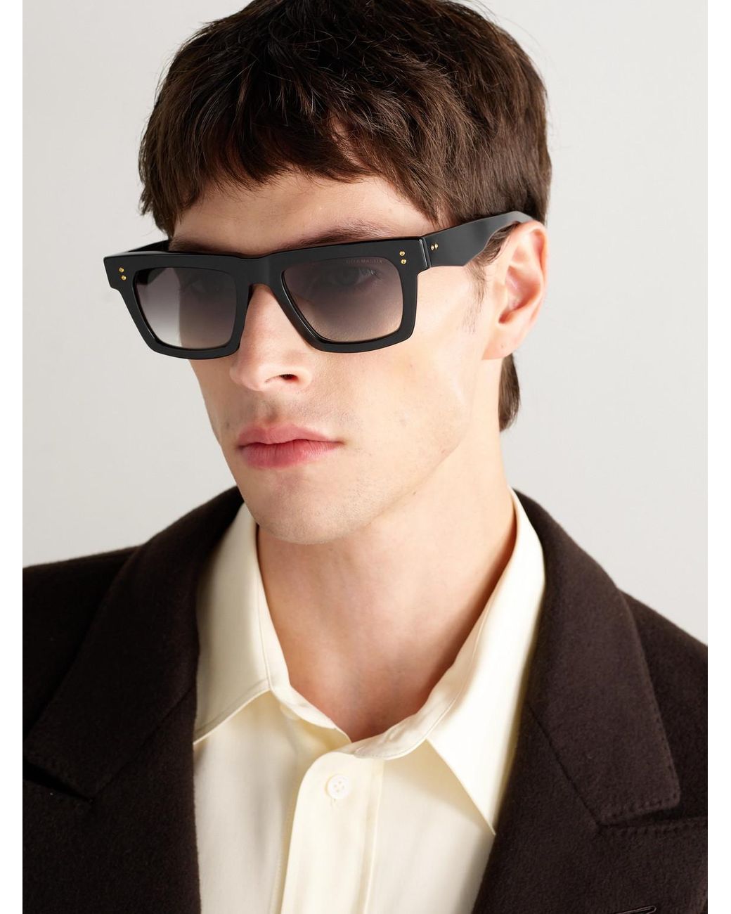 Mastrix Square-Frame Acetate Sunglasses di Dita Eyewear in Black da Uomo
