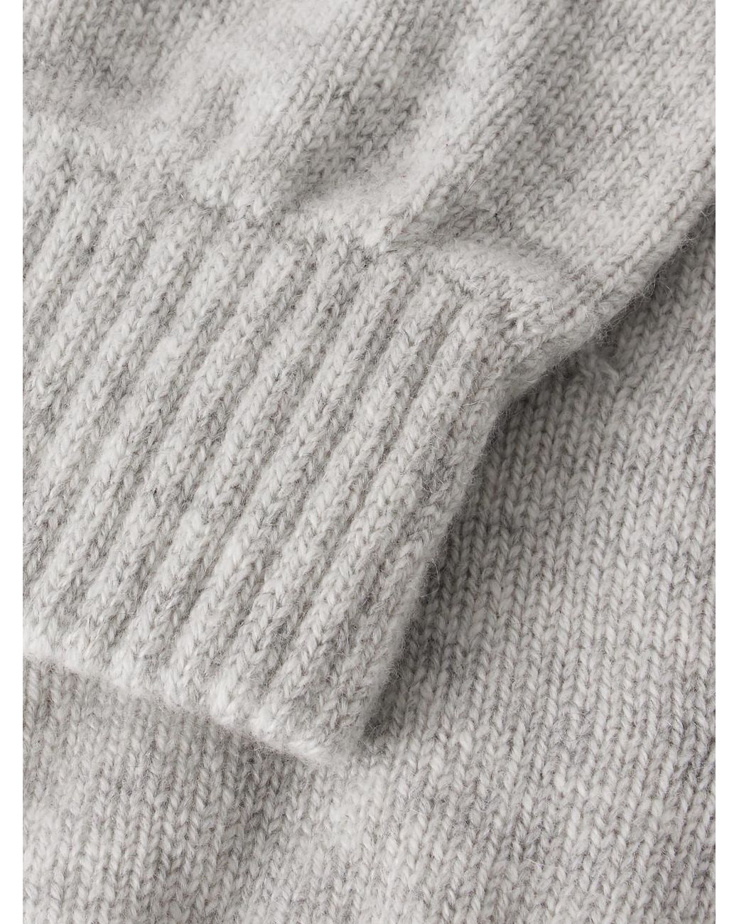 William Lockie White Cashmere Gloves for men