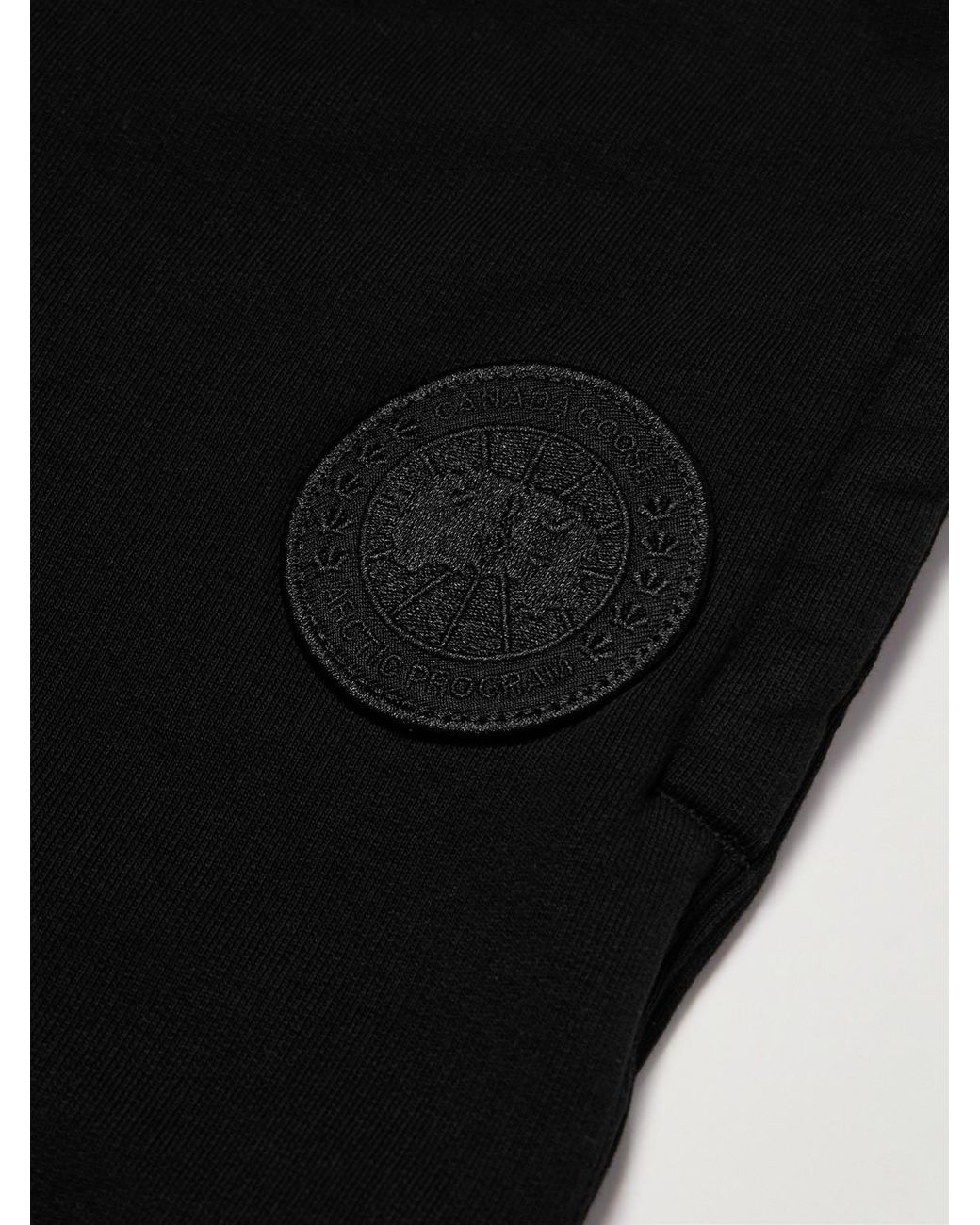 Canada Goose Blue Rove Logo-Appliquéd Cotton-Jersey Sweatpants for men