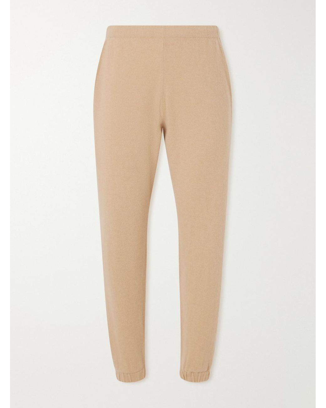 Ghiaia Natural Tapered Cashmere Sweatpants for men