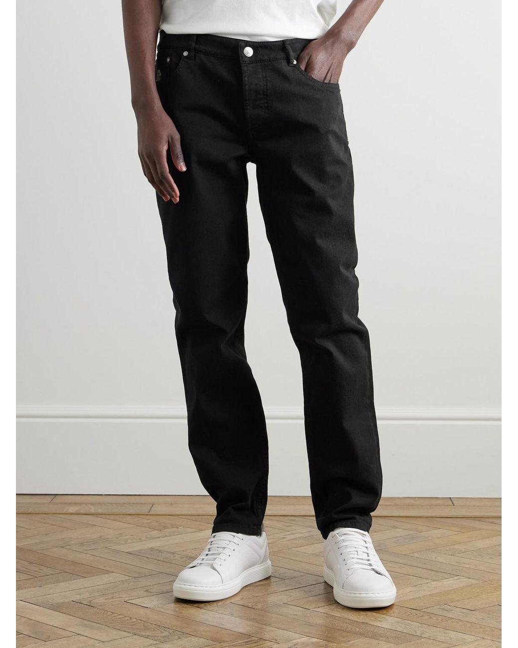 Brunello Cucinelli Black Jeans for men