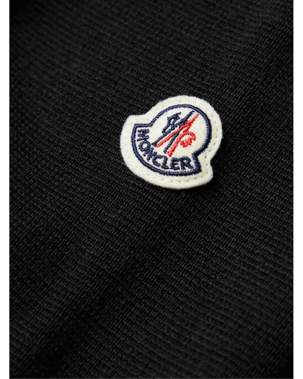 Moncler Black Puffer Cardigan for men
