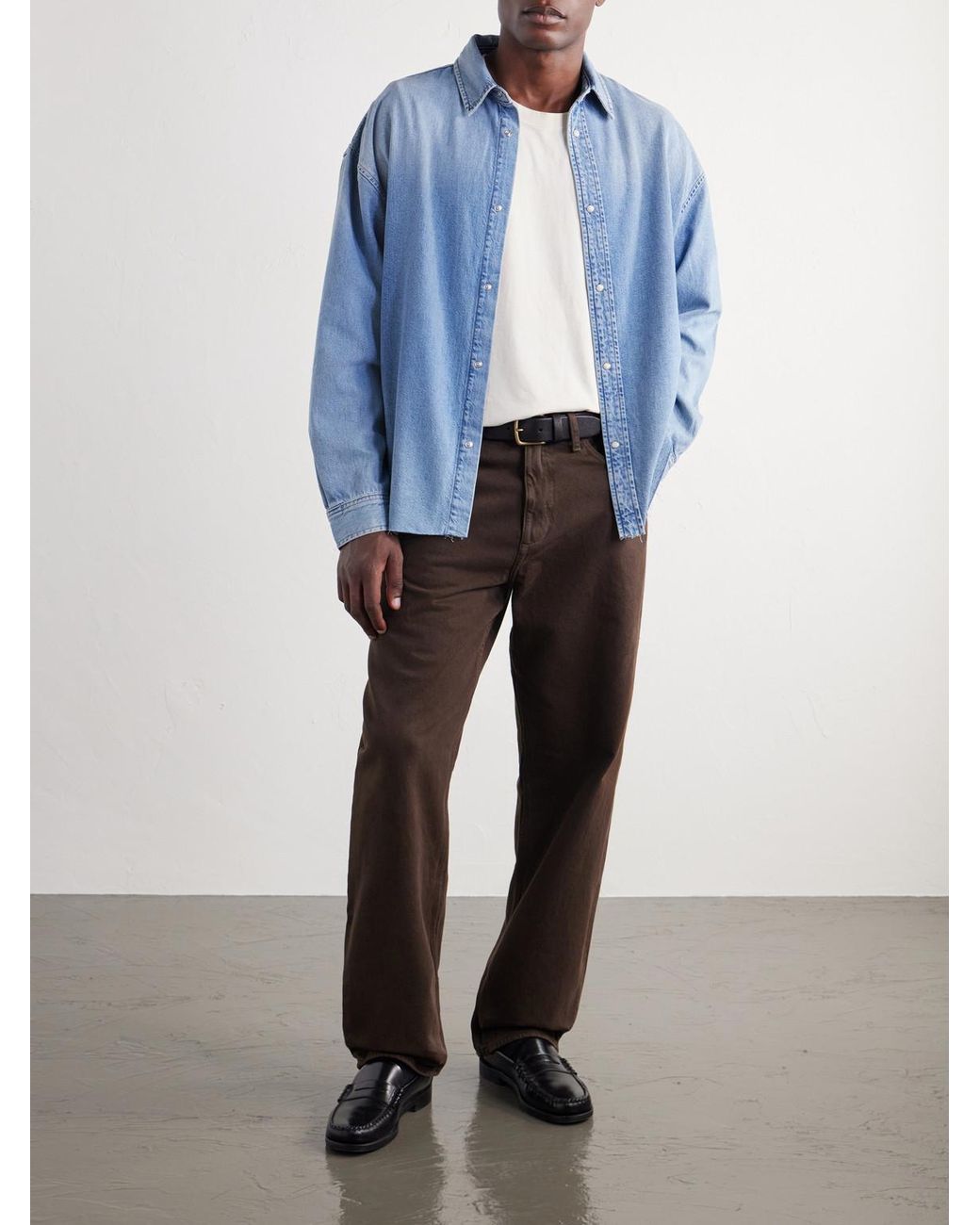Rag & Bone Brown Straight-Leg Jeans for men