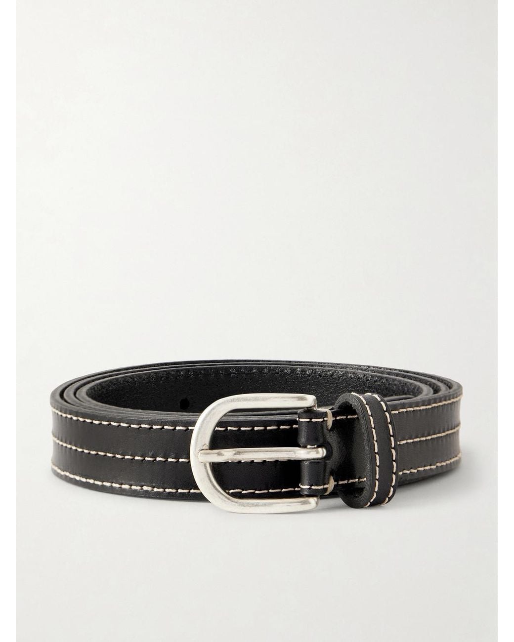 mfpen Cipher 2.5cm Leather Belt in Black für Herren