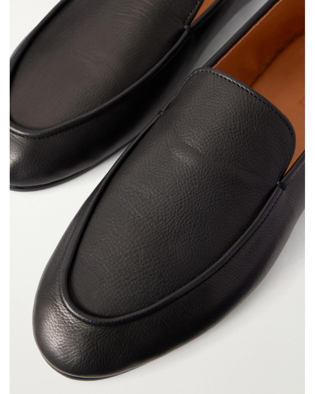 Auralee Leather Loafers in Black für Herren
