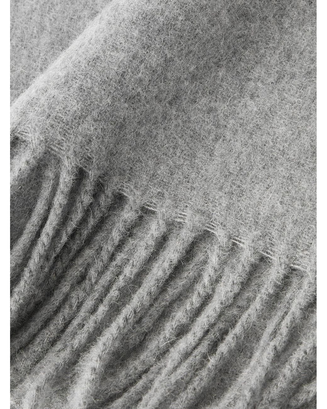Totême  Gray Wool Scarf for men