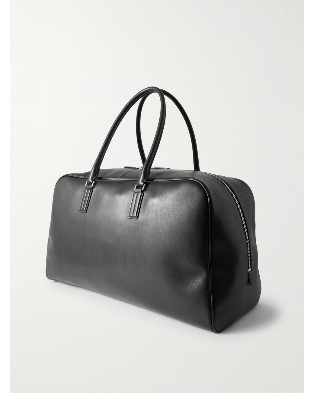 Tom Ford Logo-Print Leather Weekend Bag in Black für Herren