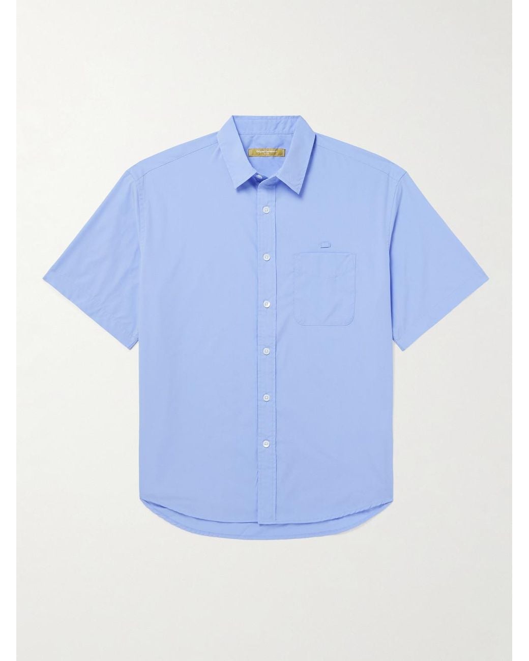 FRIZMWORKS Blue Og Oversized Poplin Shirt for men