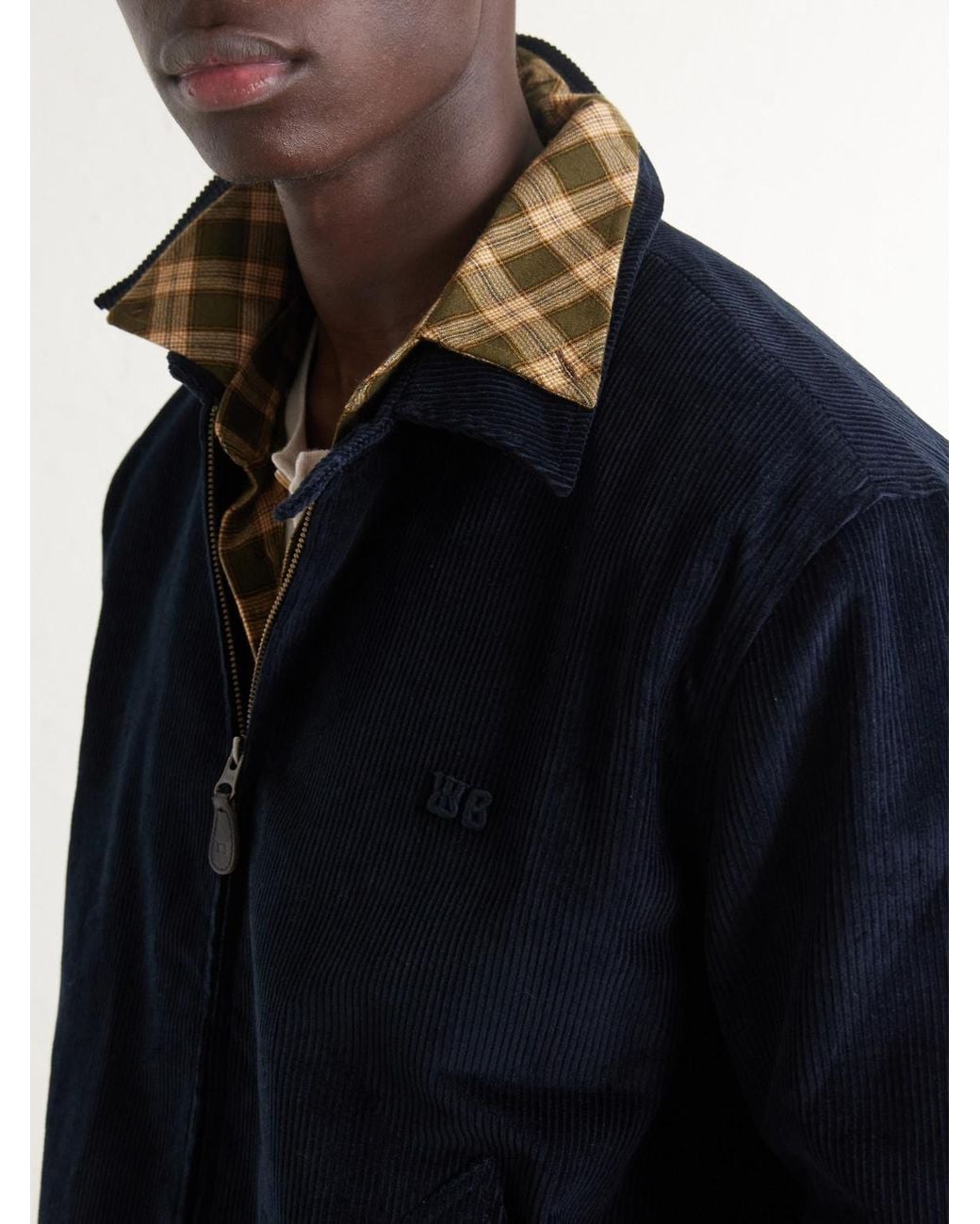 Wales Bonner Blue Drew Cotton-Corduroy Blouson Jacket for men