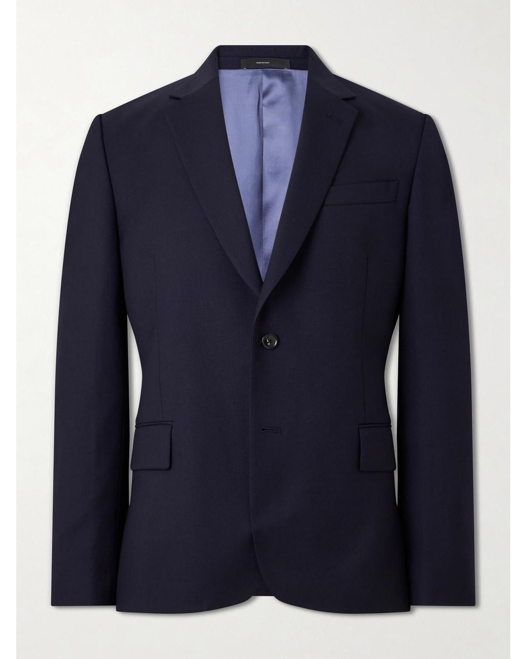 Paul Smith Blue Wool-Twill Suit Jacket for men