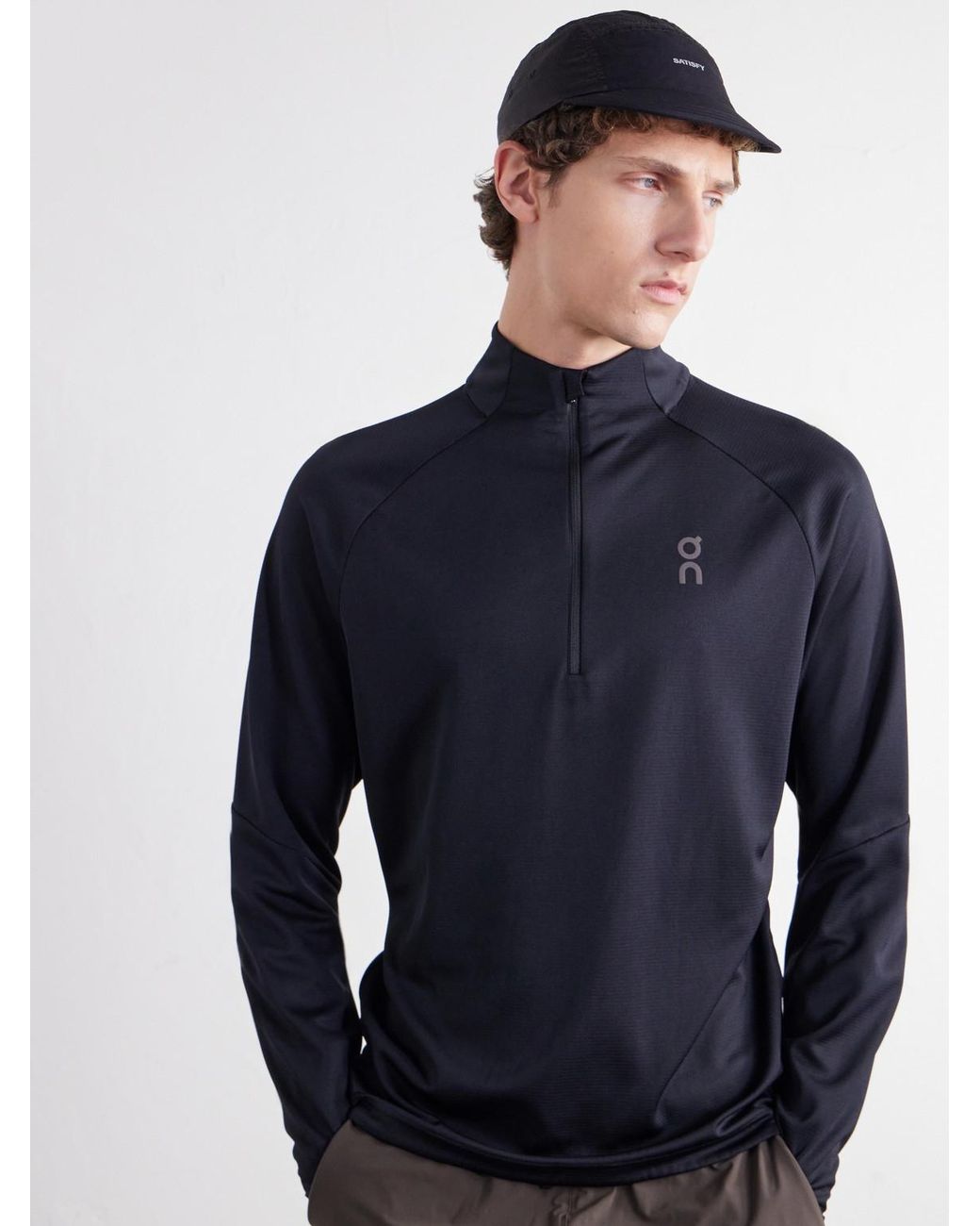 Satisfy Blue Trail Logo-Print Rippy And Peaceshell Cap for men