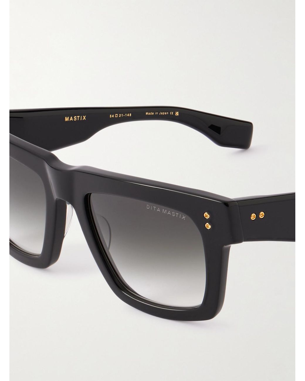 Mastrix Square-Frame Acetate Sunglasses di Dita Eyewear in Black da Uomo