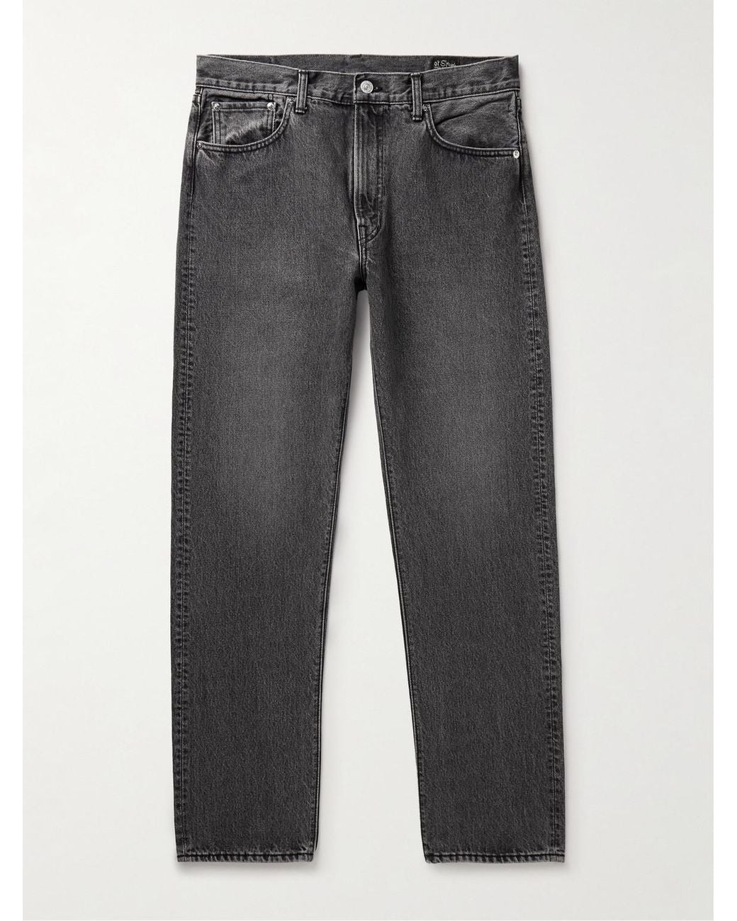 Orslow Gray 107 Slim-Fit Jeans for men
