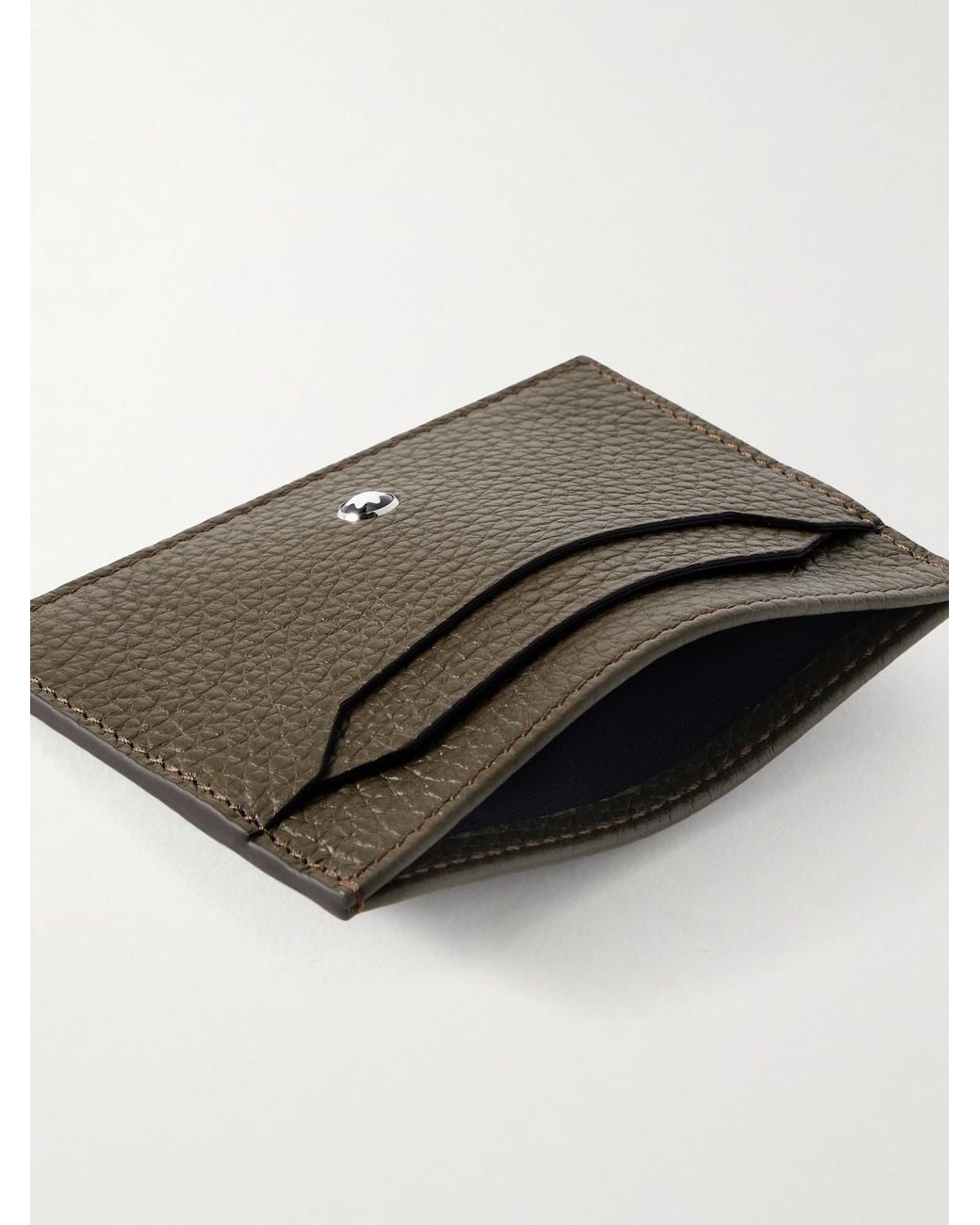 Montblanc Natural Full-Grain Leather Cardholder for men