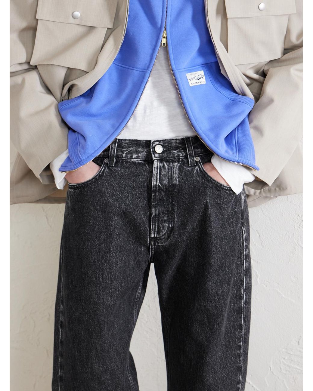Aimé Leon Dore Blue Ald Straight-Leg Jeans for men