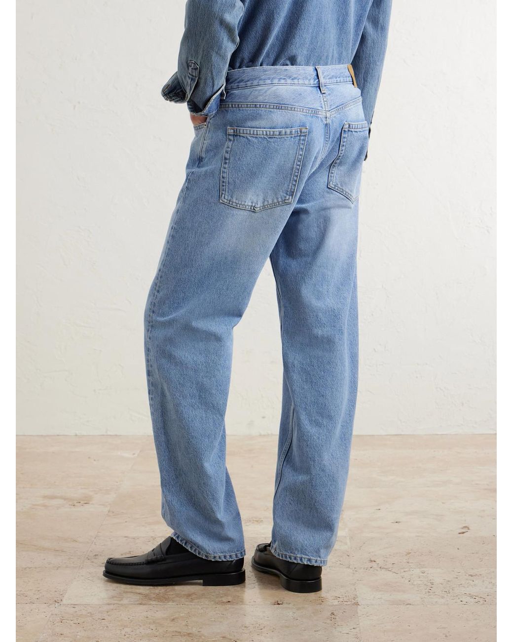 Aimé Leon Dore Blue Ald Straight-Leg Jeans for men