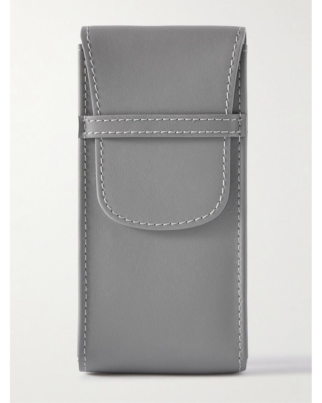 Rapport Gray Hyde Park Leather Watch Pouch for men