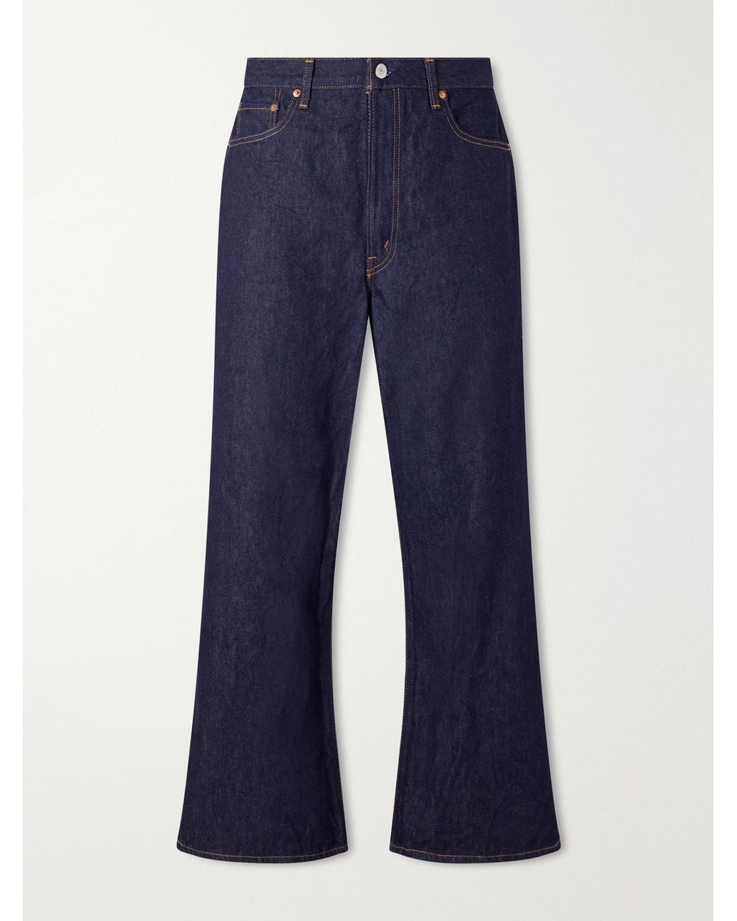 Orslow Blue Straight-Leg Jeans for men