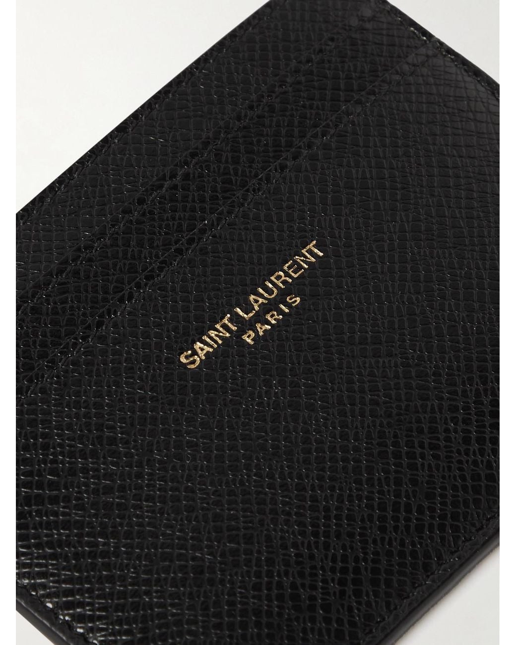 Saint Laurent Black Wallets for men