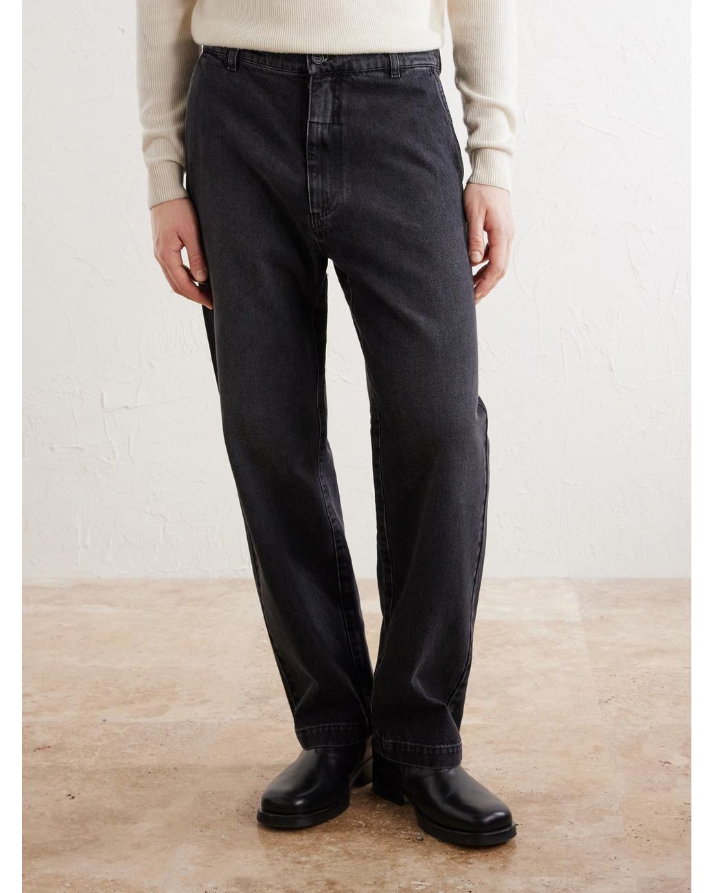 Barena Blue Straight-Leg Cotton Chinos for men