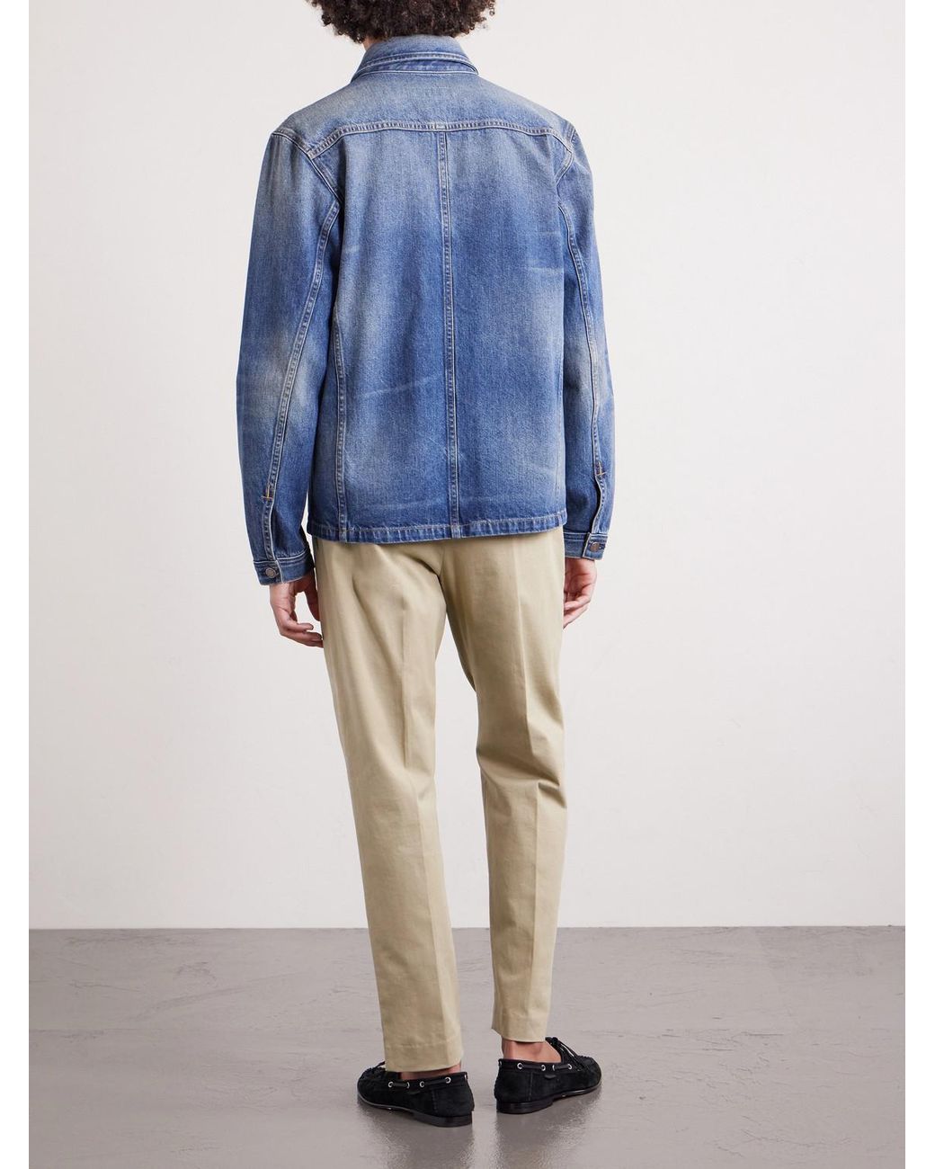 Tom Ford Blue Denim Shirt Overshirt for men