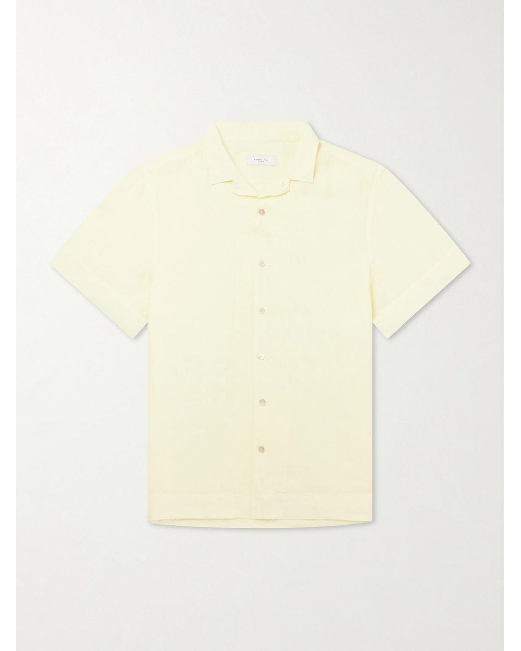 Boglioli Natural Linen Shirt for men