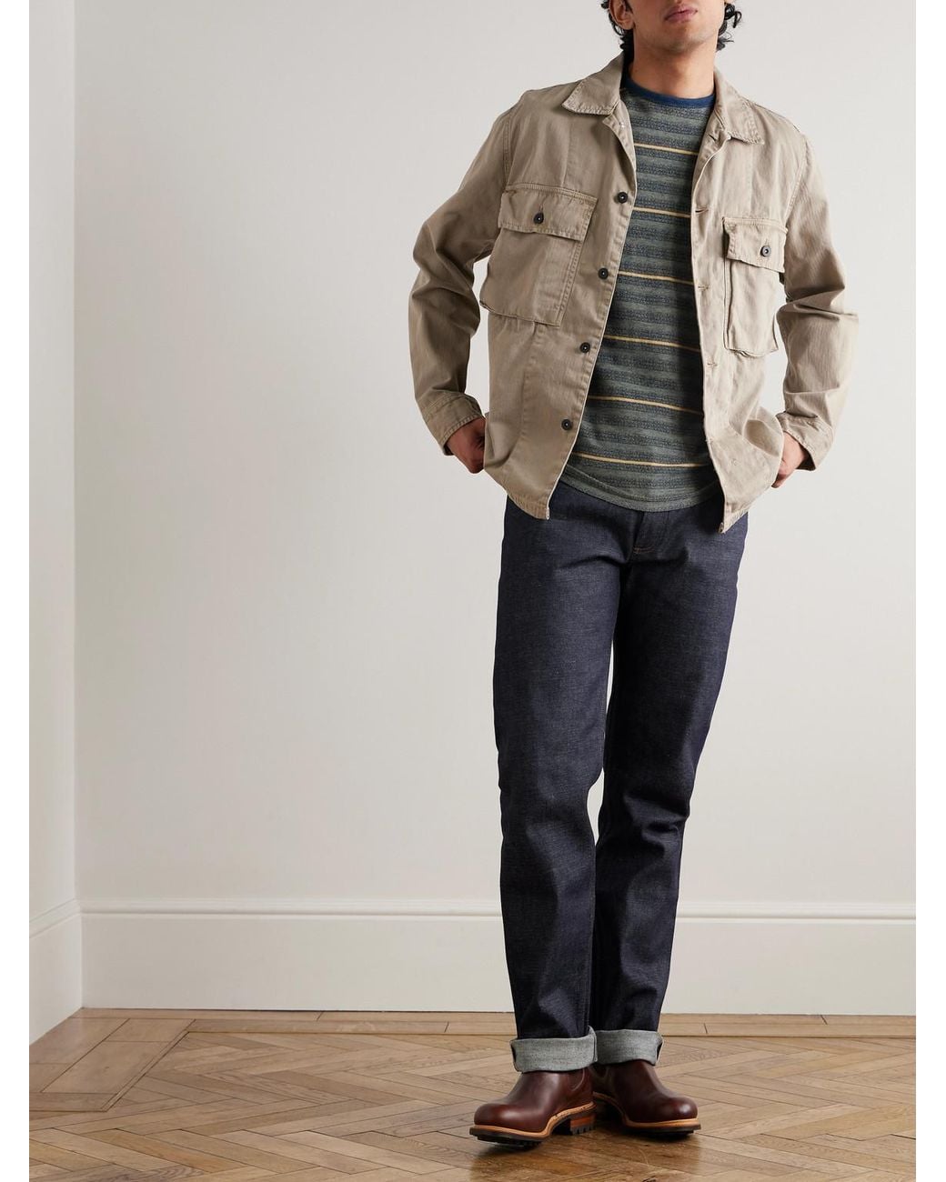 A.P.C. Blue New Standard Regular-Fit Dry Selvedge Denim Jeans for men