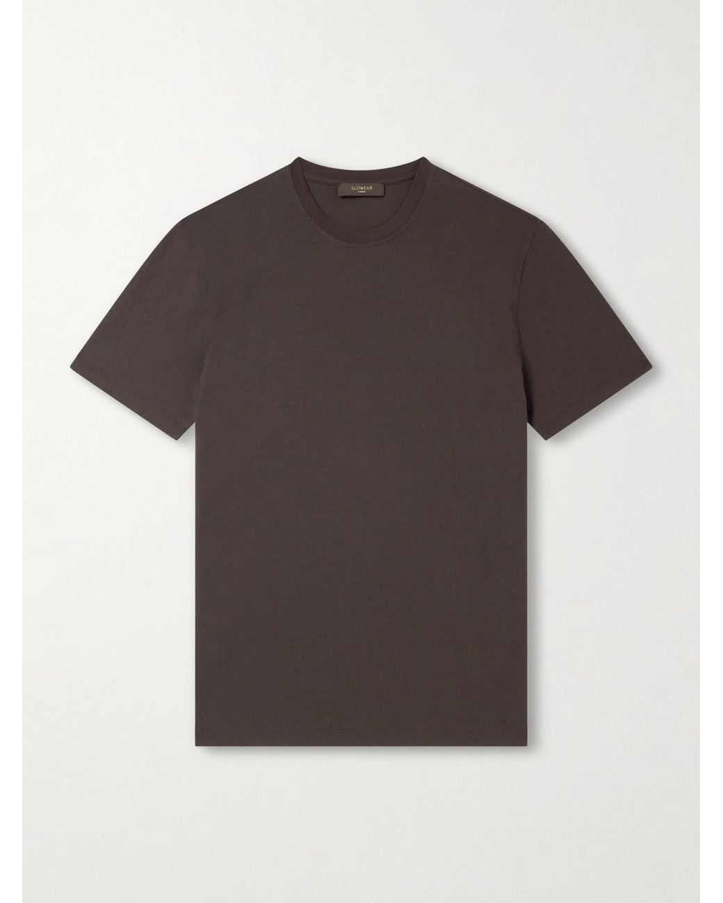 Slowear Gray Zanone Slim-fit Icecotton Jersey T-shirt for men