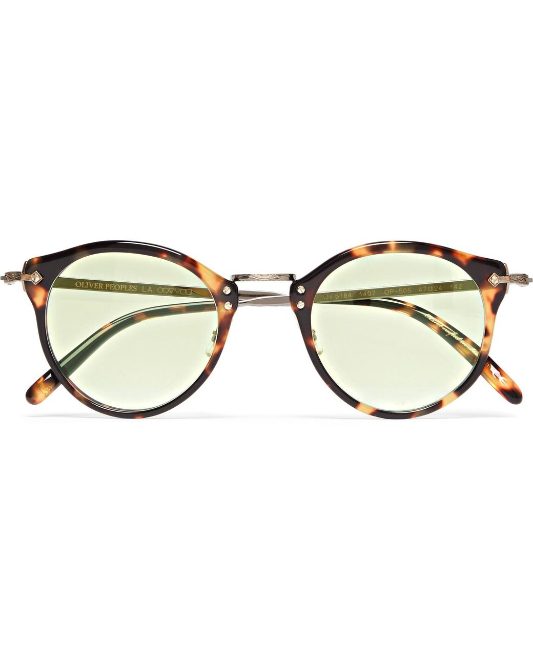 Oliver Peoples Papillon W Antique Gold Frame Brown Lens Sunglasses