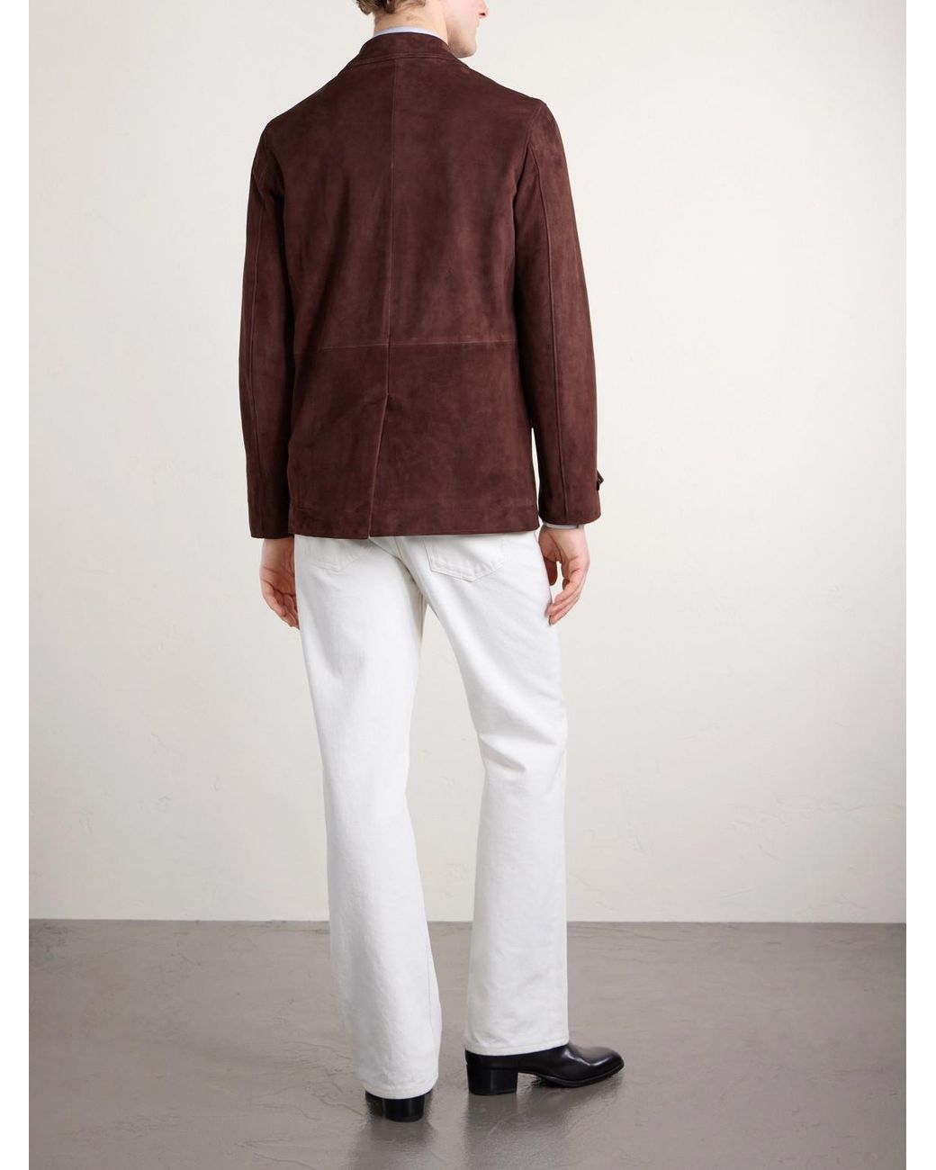 Paul Smith Brown Suede Jacket for men