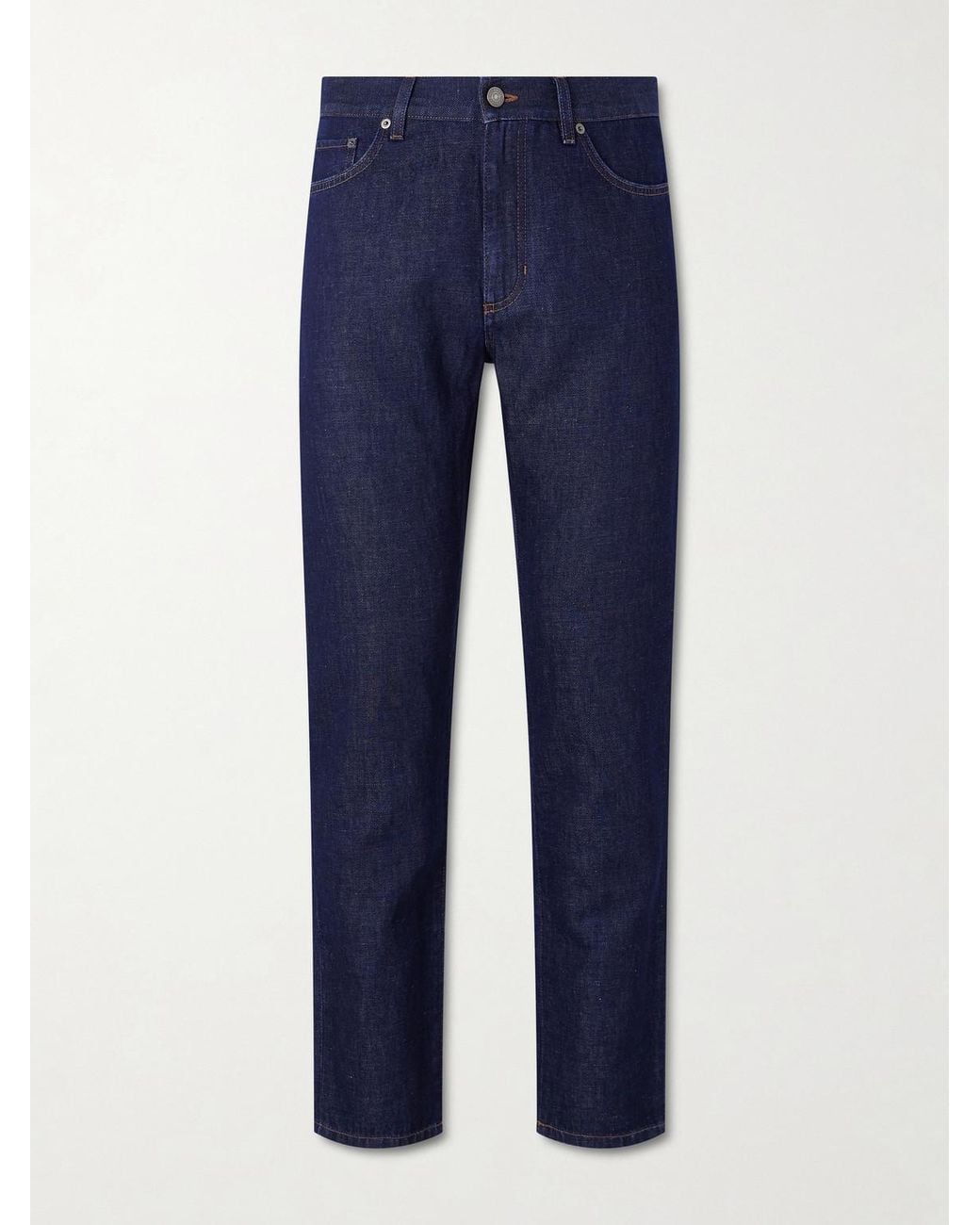 Zegna Blue Straight-leg Jeans for men