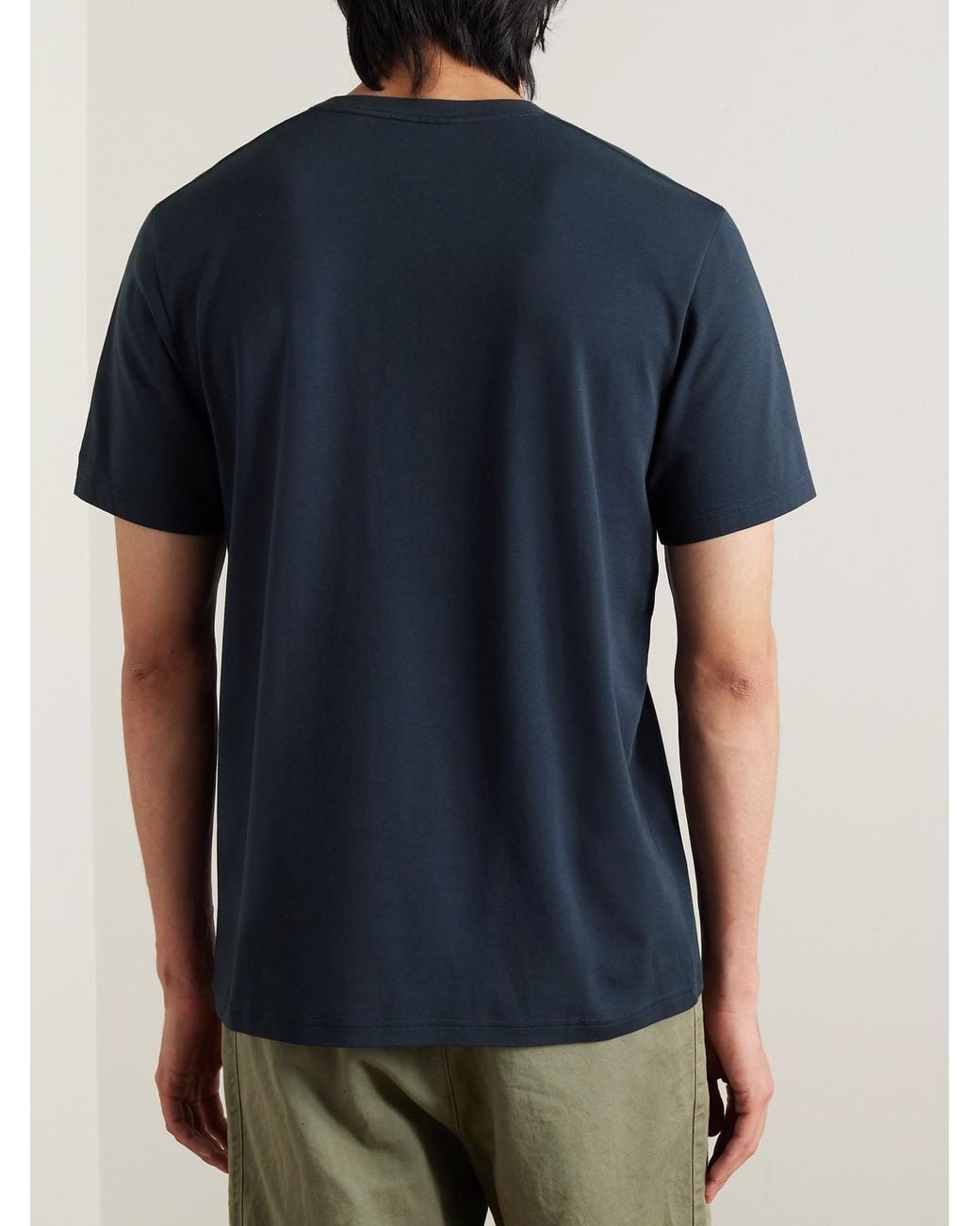 Orlebar Brown Blue Deckard Cotton-Jersey T-Shirt for men