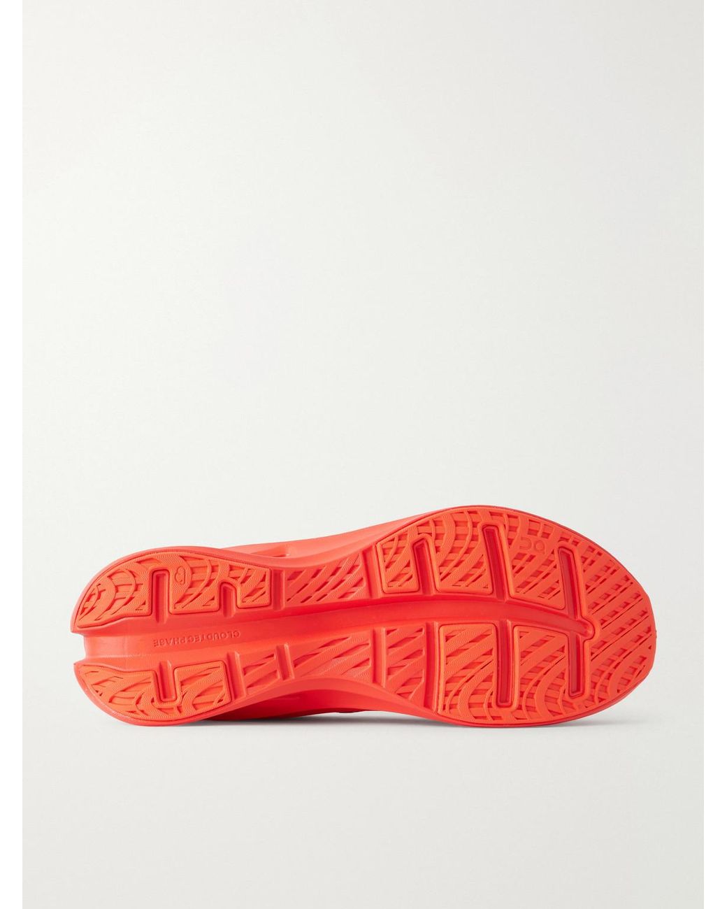 Loewe Red On Cloudtilt Rubber-Trimmed Mesh Sneakers for men