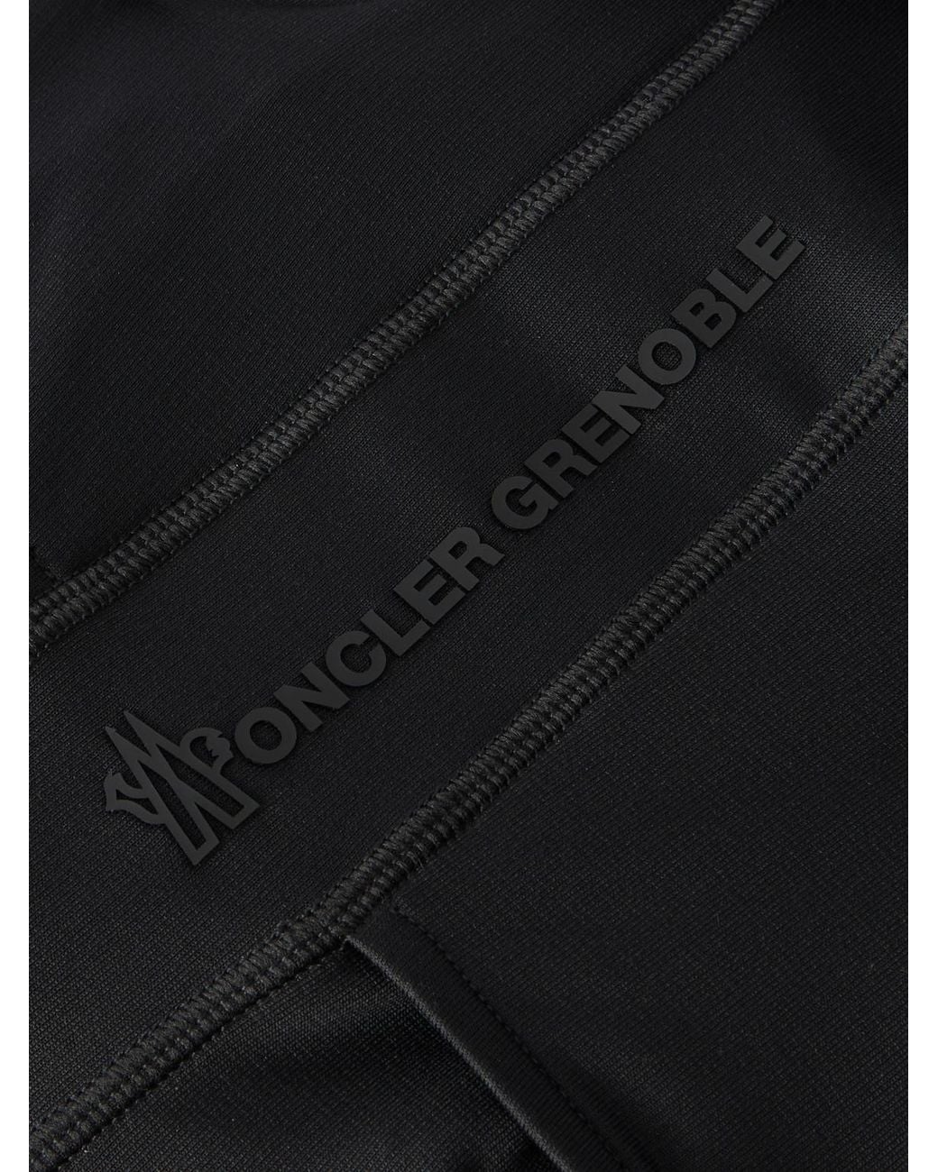 Moncler Black Logo-Appliquéd Stretch Polartec Balaclava for men