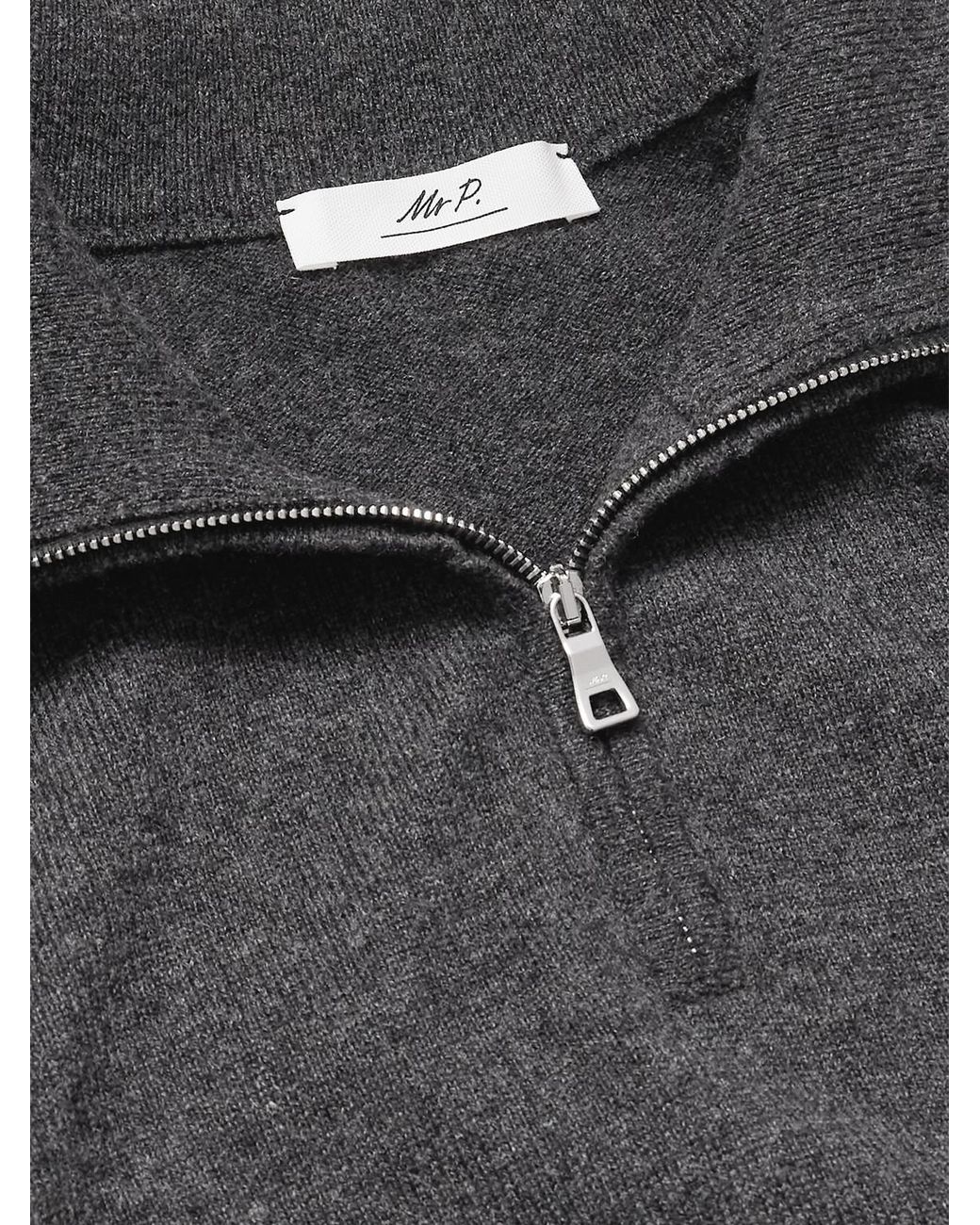 Mr P. Gray James Cashmere Half-zip Sweater for men