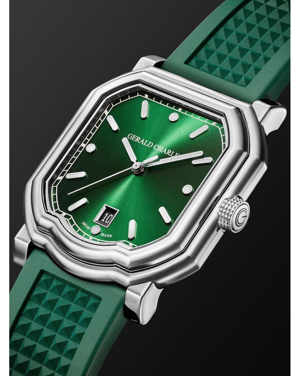 Gerald Charles Green Maestro 2.0 Ultra-Thin Automatic Stainless Steel Watch, Ref. Gc2.0-A-02 for men