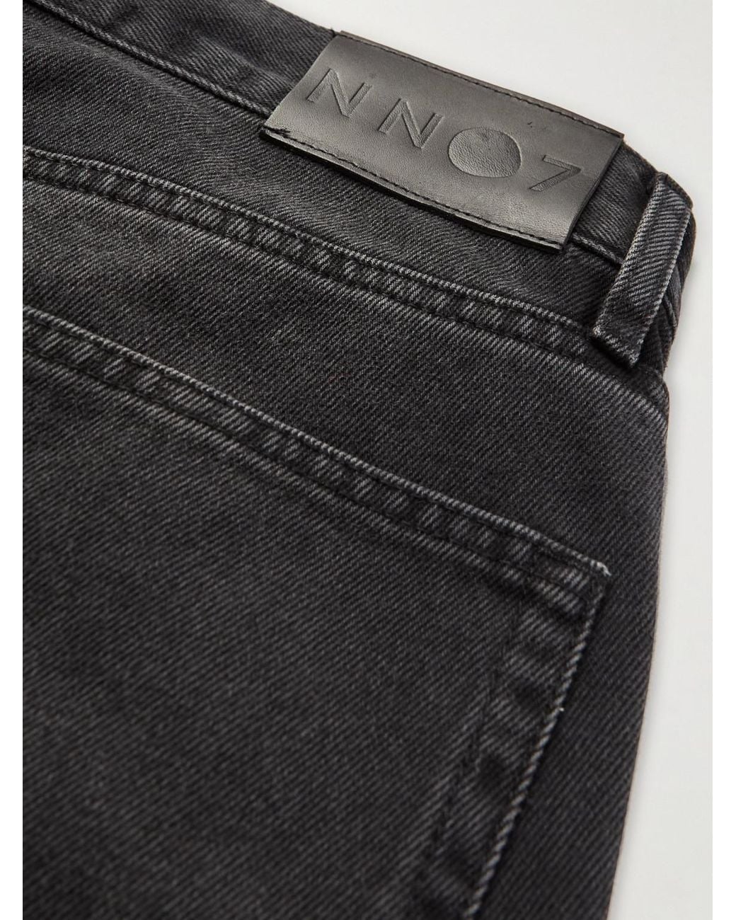 NN07 Black Sonny Straight-Leg Jeans for men