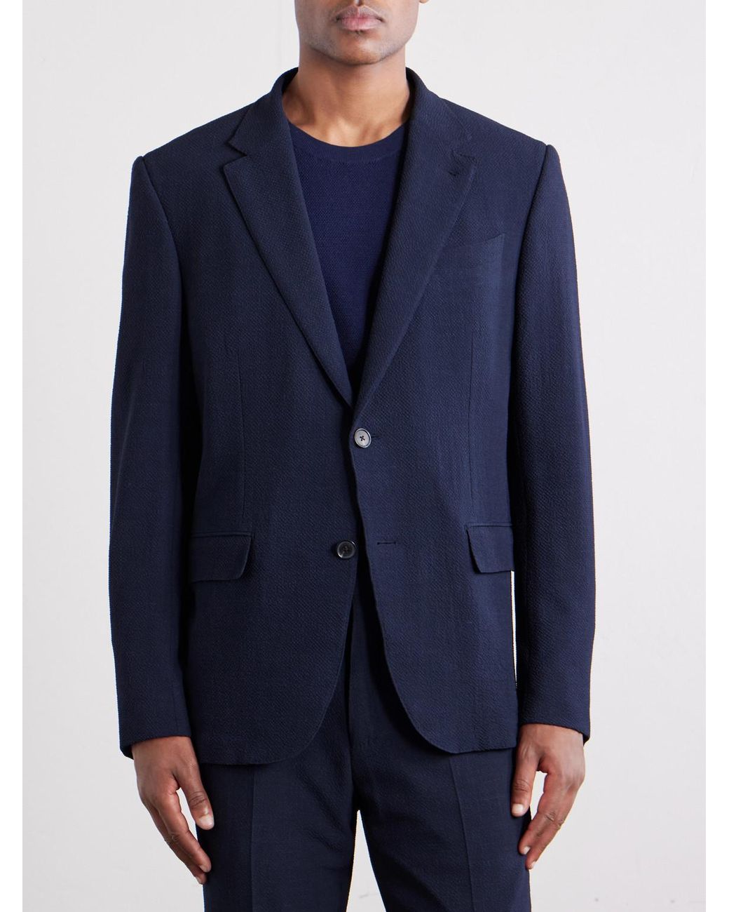 Zegna Blue Wool for men