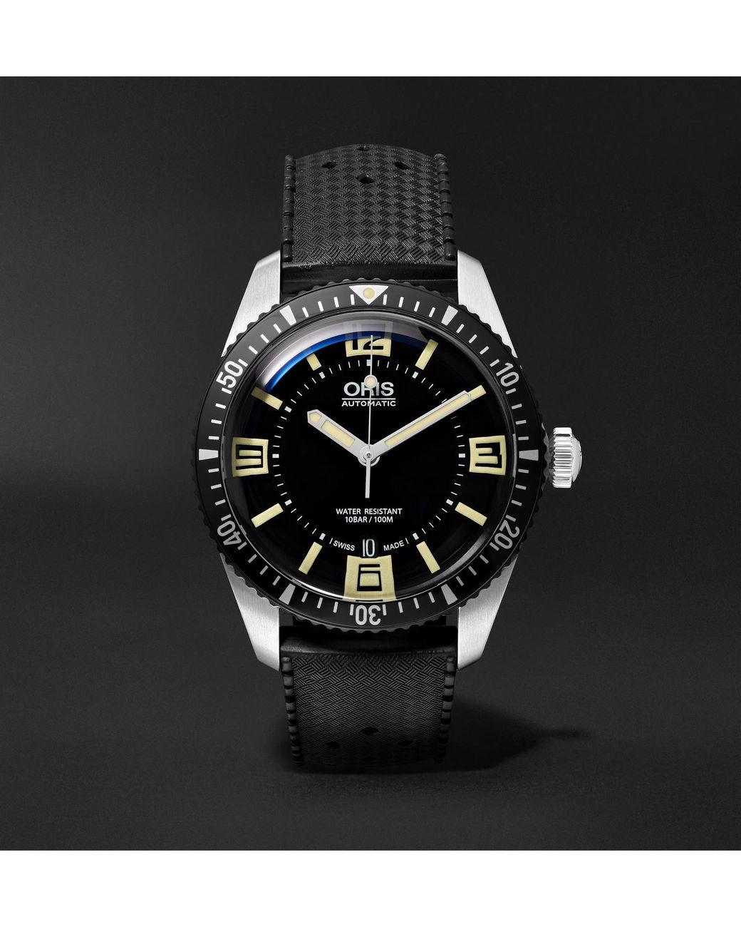 Oris Divers Heritage Sixty-five Automatic 40mm Stainless Steel And ...