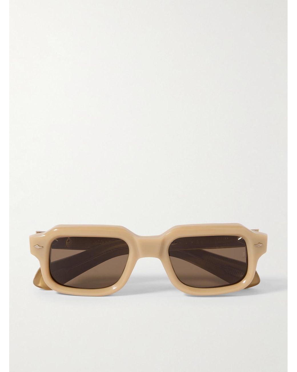 Jacques Marie Mage Natural Sandro Rectangular-Frame Acetate Sunglasses for men